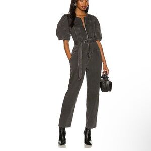 Stylish Black Denim Jumpsuit